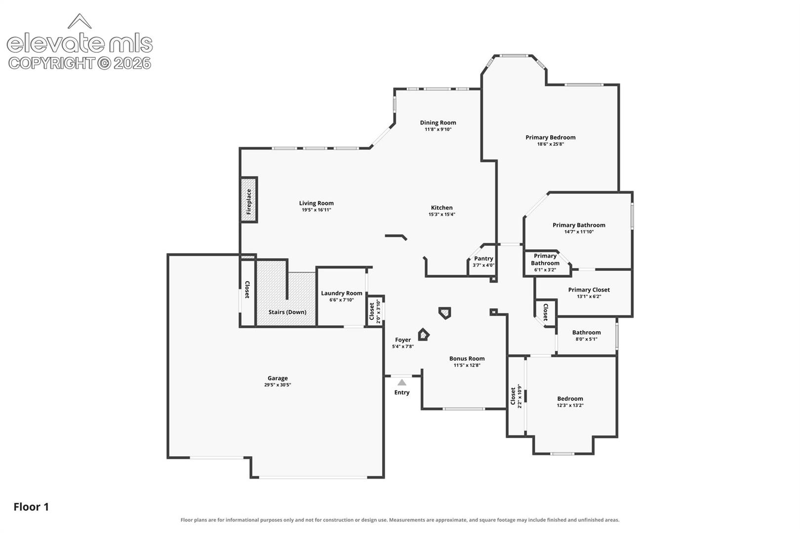 Floor plan - Main Level