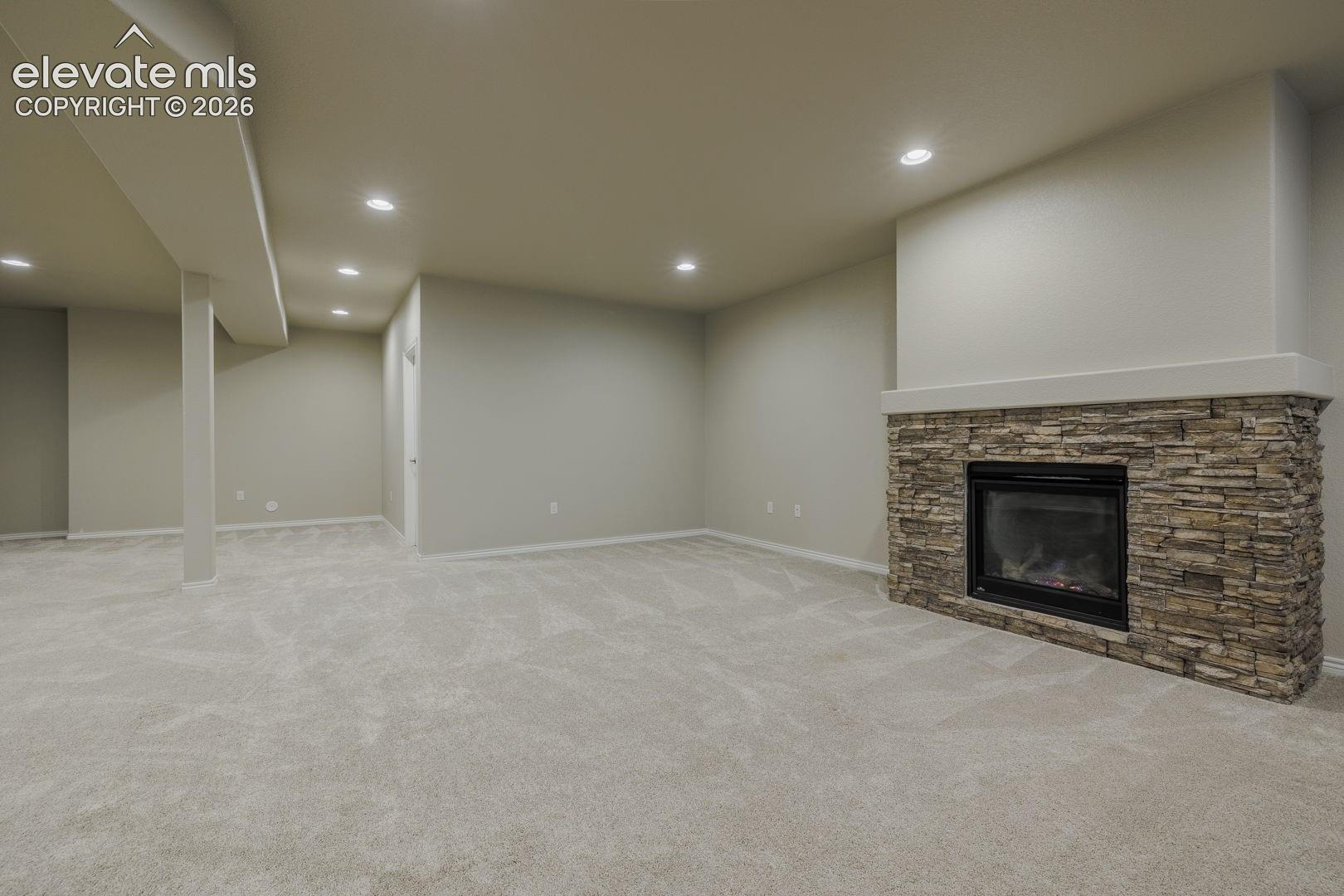 with gas fireplace