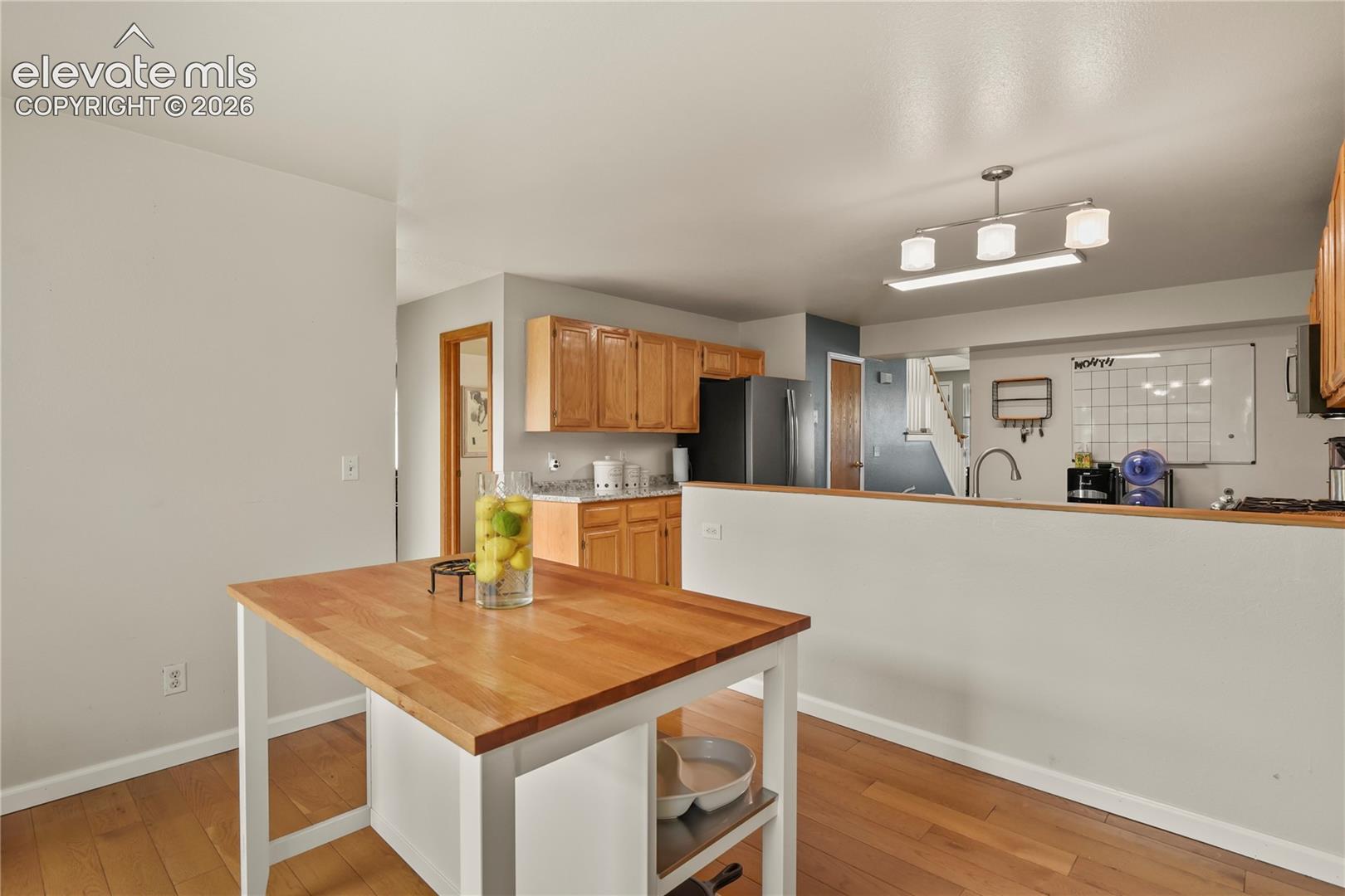 Breakfast nook off kitchen