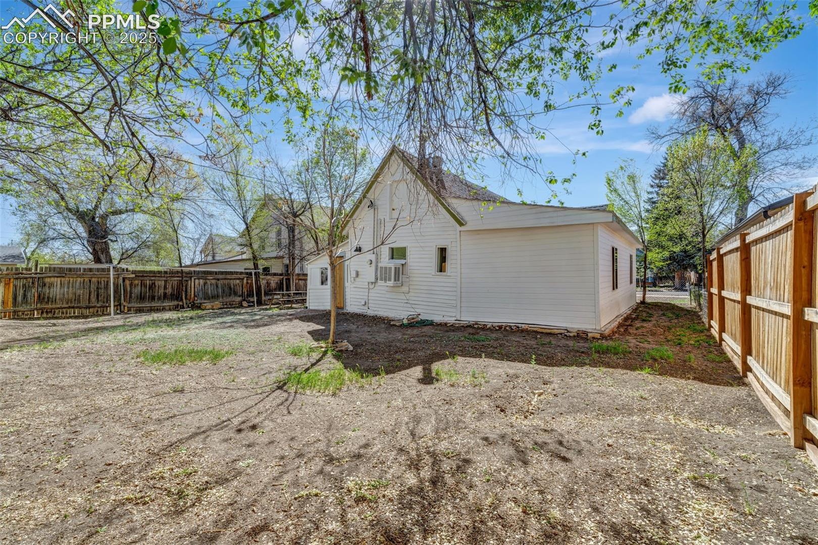 Backyard has plenty of room for expansion, yard games, firepit, or additional landscaping features