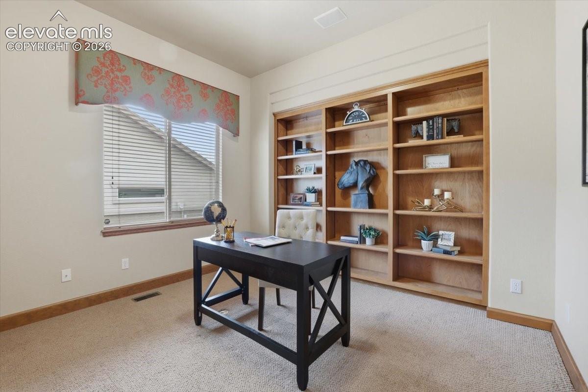 Second Bedroom on Main Level has Built-ins and can be an Office!
