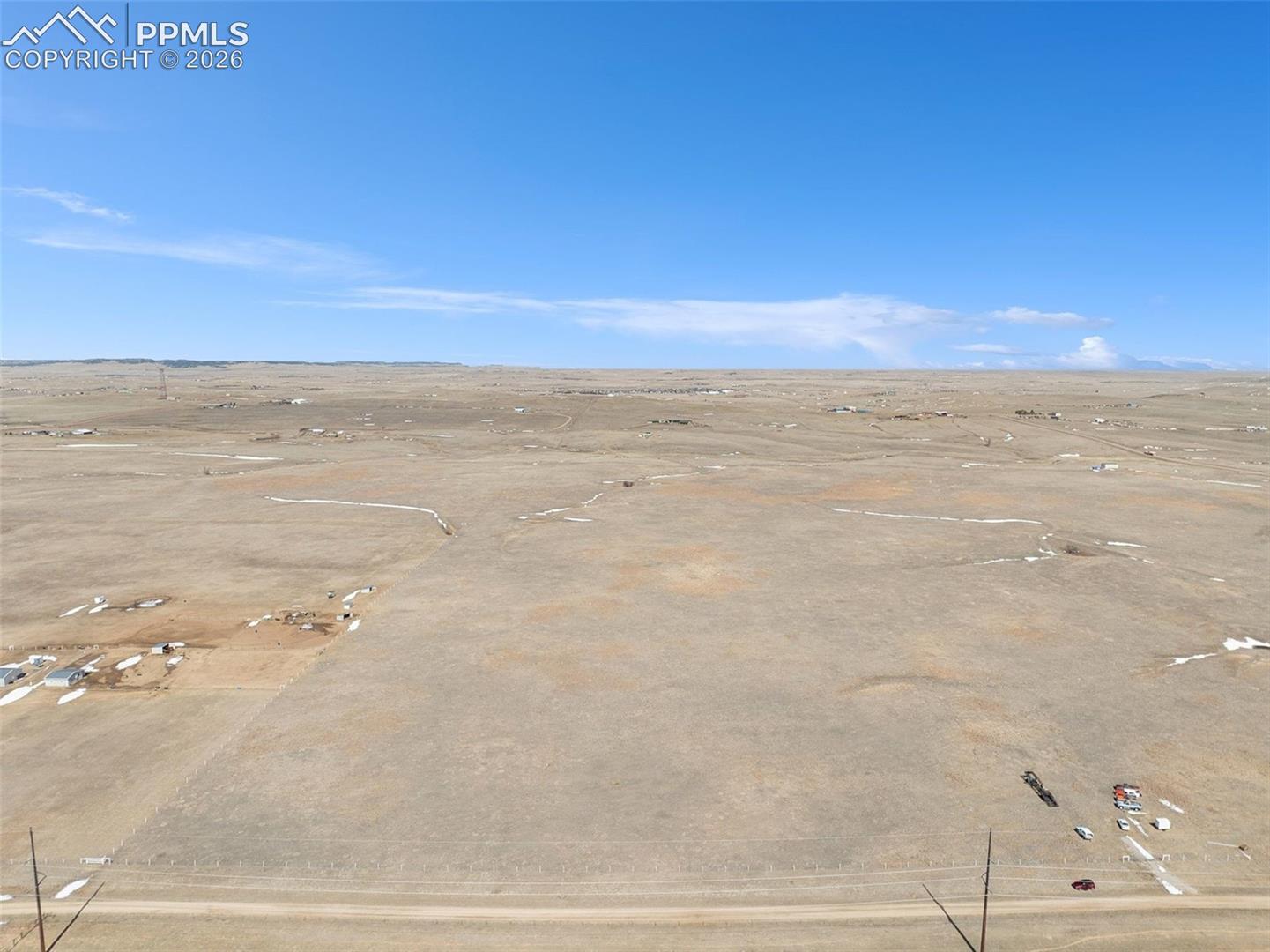 Wide-angle view showing the expansive, open character of the land.