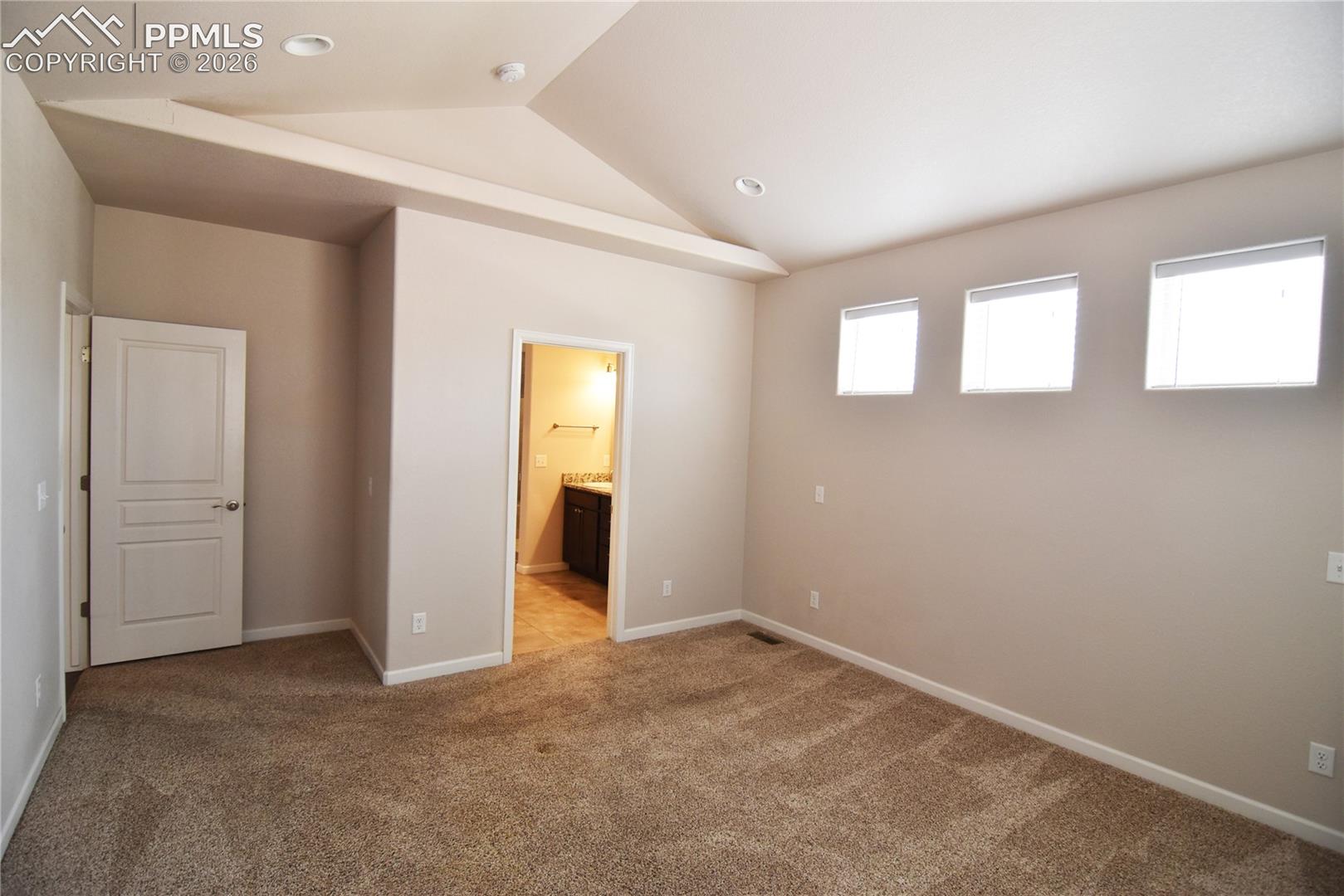 Bath and huge walkin closet adjoin!