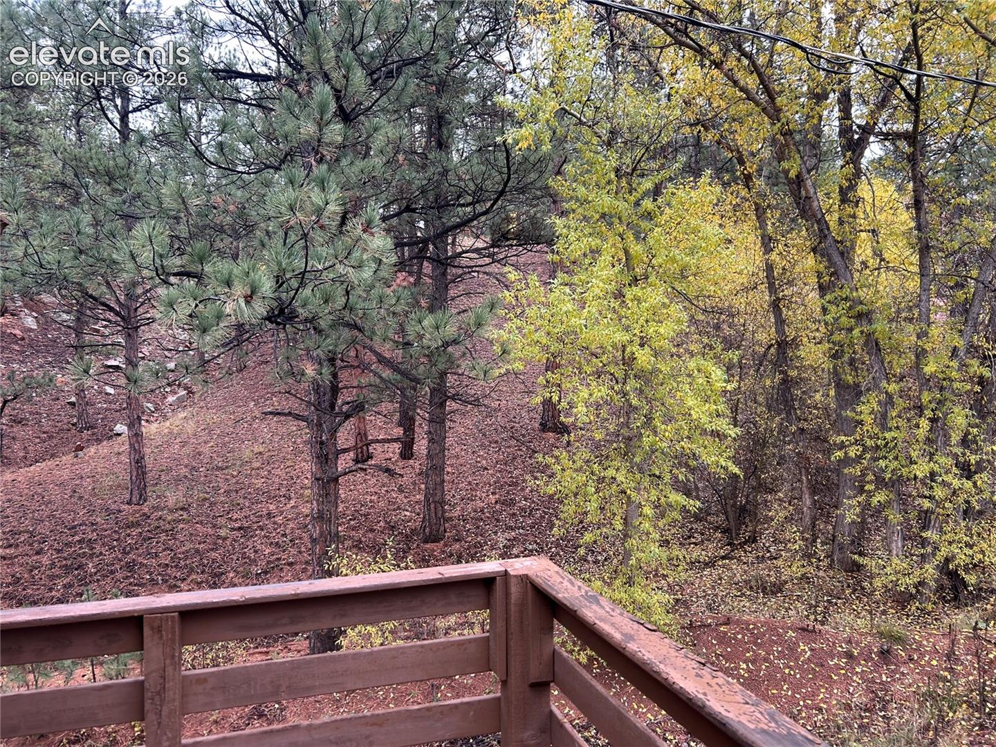 Balcony deck off of bigger main level bedroom.