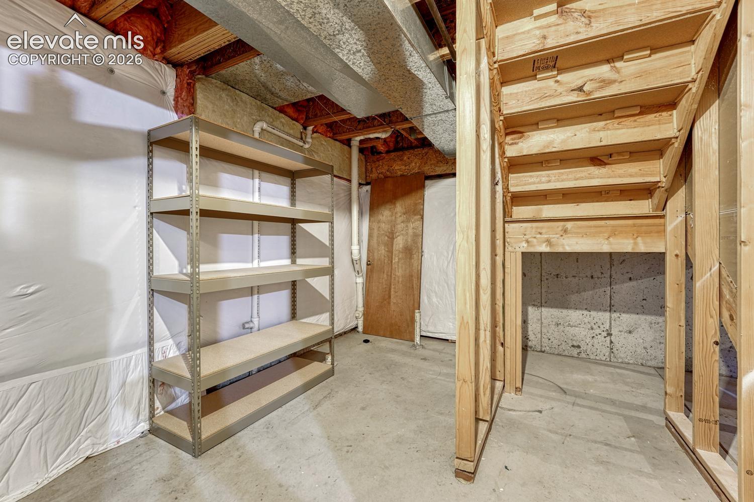 Rough-in for basement bathroom