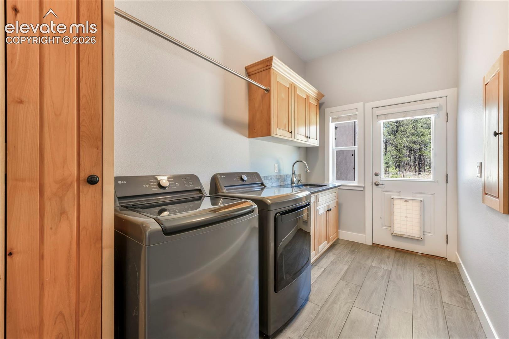 Spacious laundry 