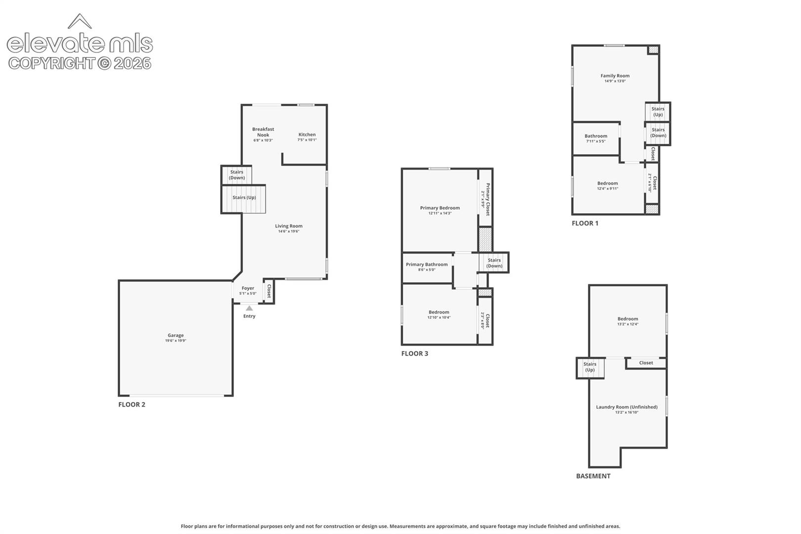 All Levels - Main, Upper, Lower, Basement