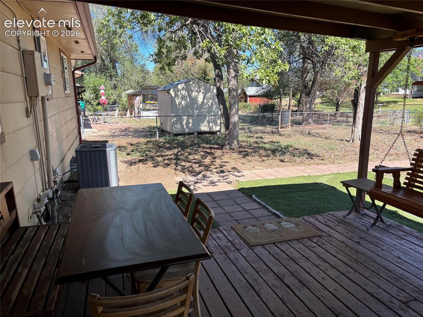 Great patio for gatherings