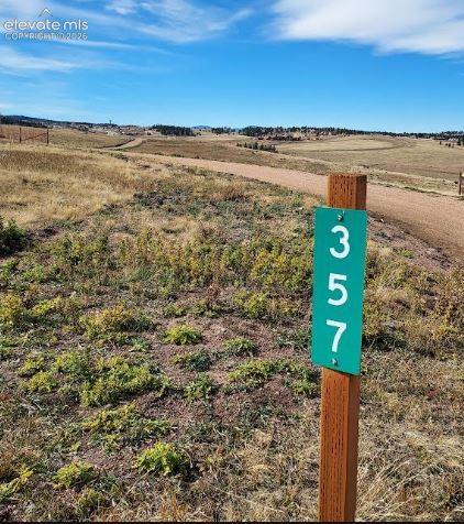 Address sign by driveway
