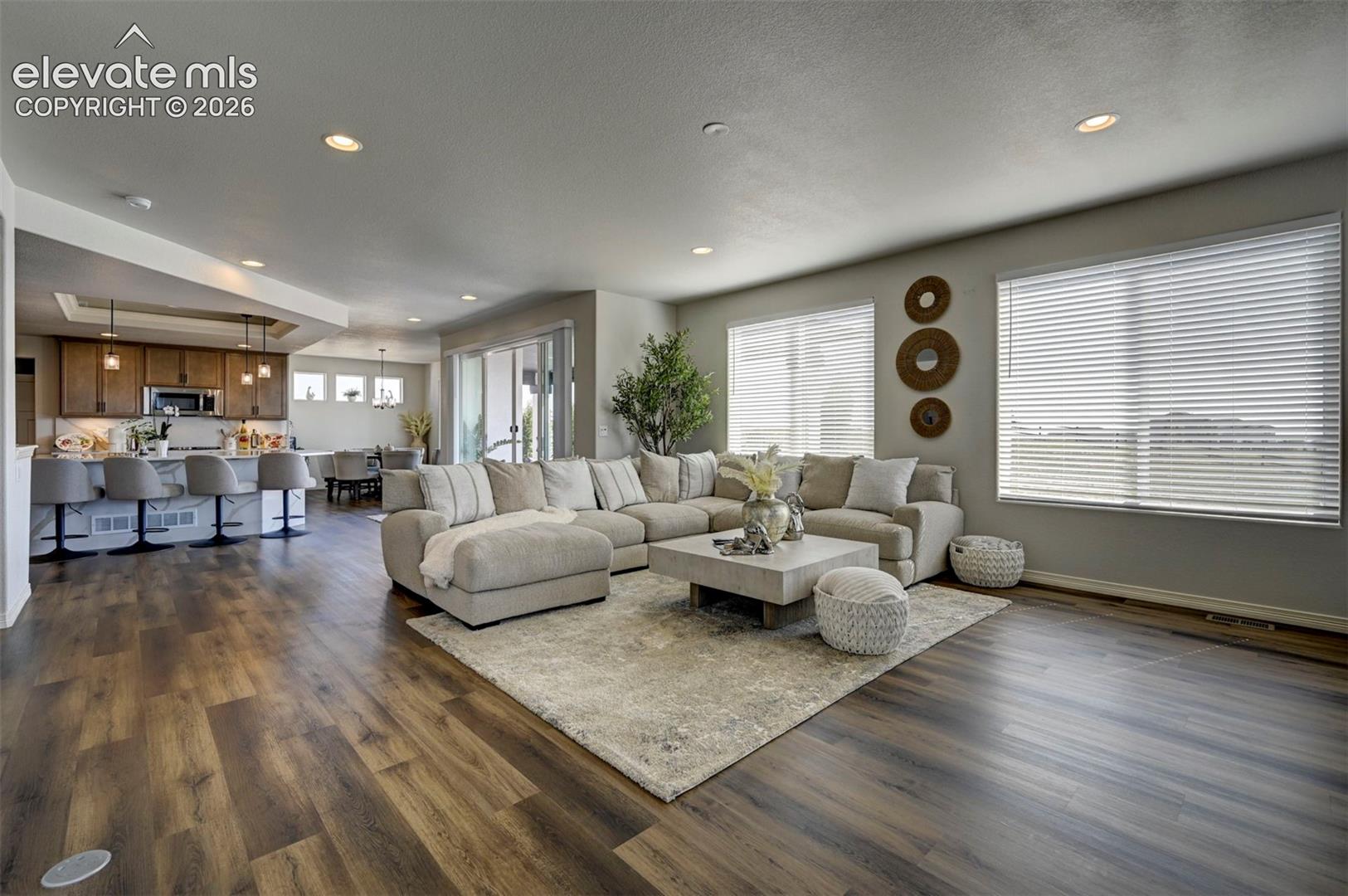 Open-concept living 