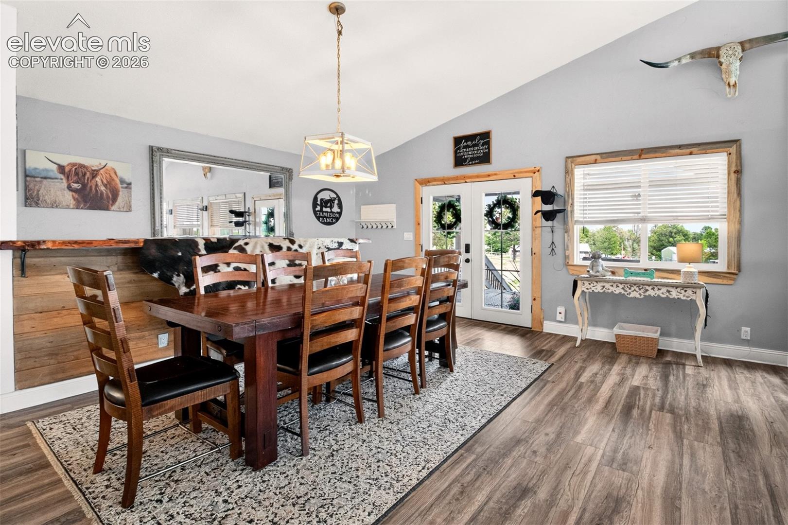 Family Dining Space dedicated to gathering and enjoying meals together!