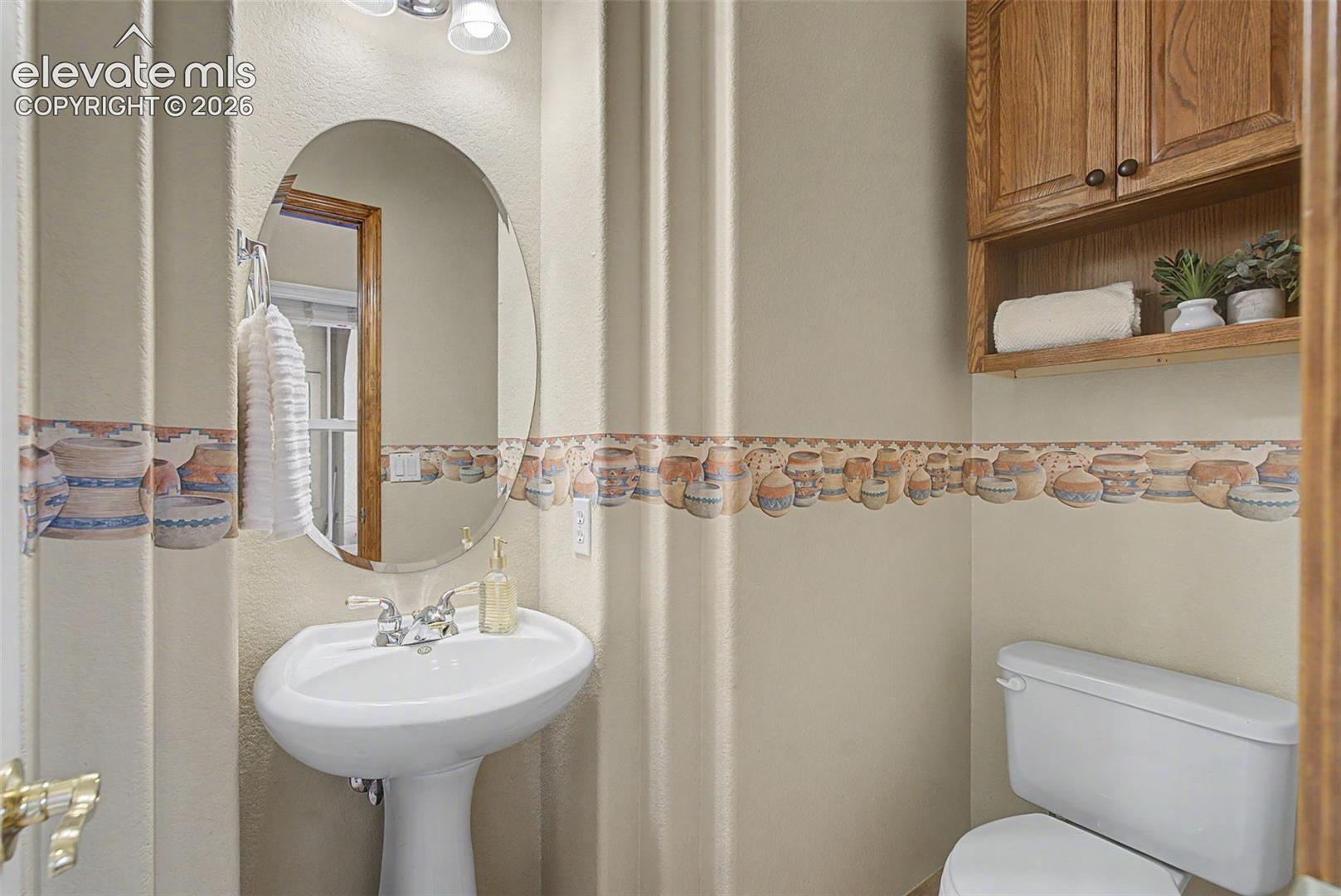 1/2 bath on main level