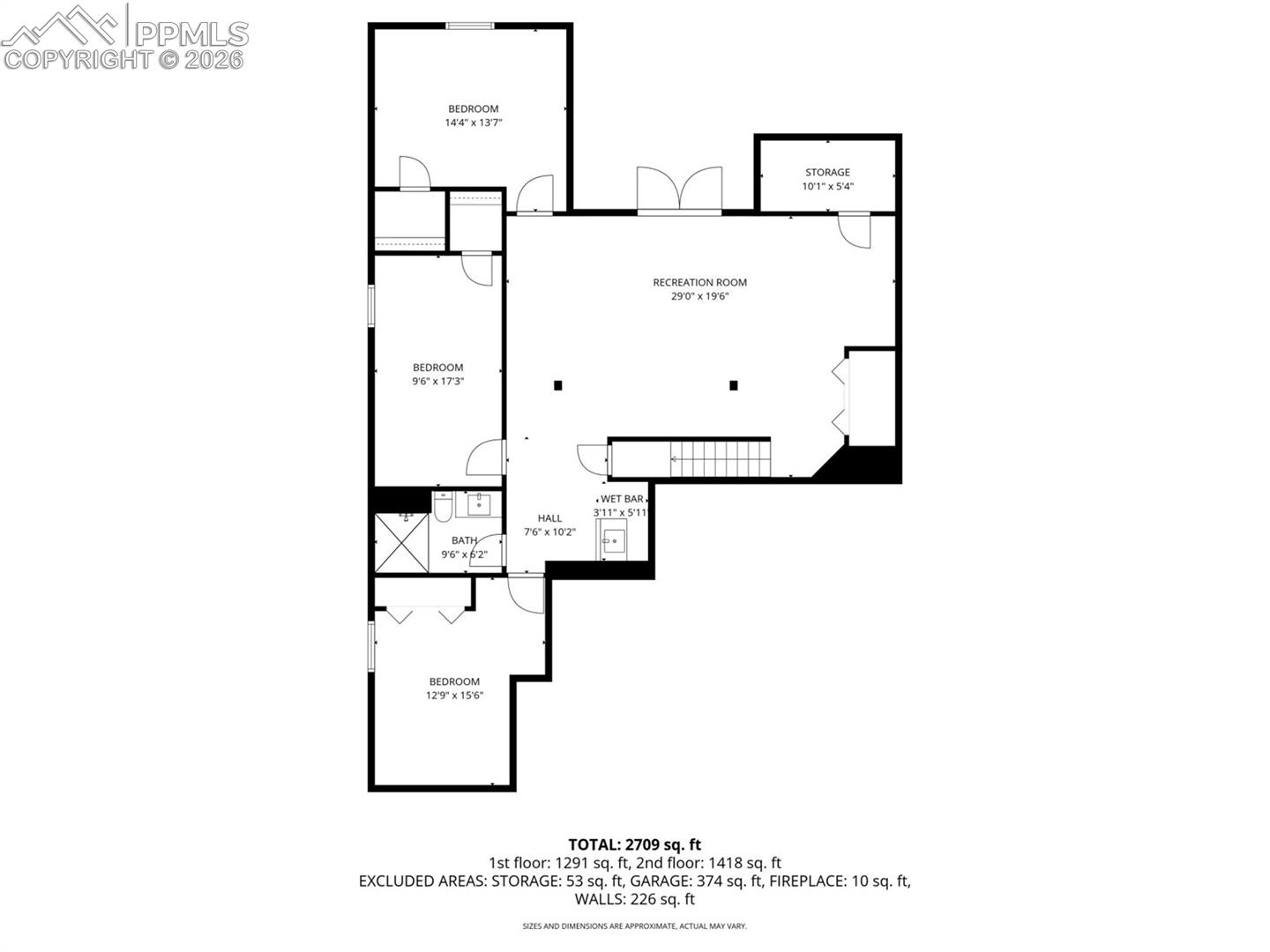 Lower Level Floor Plan