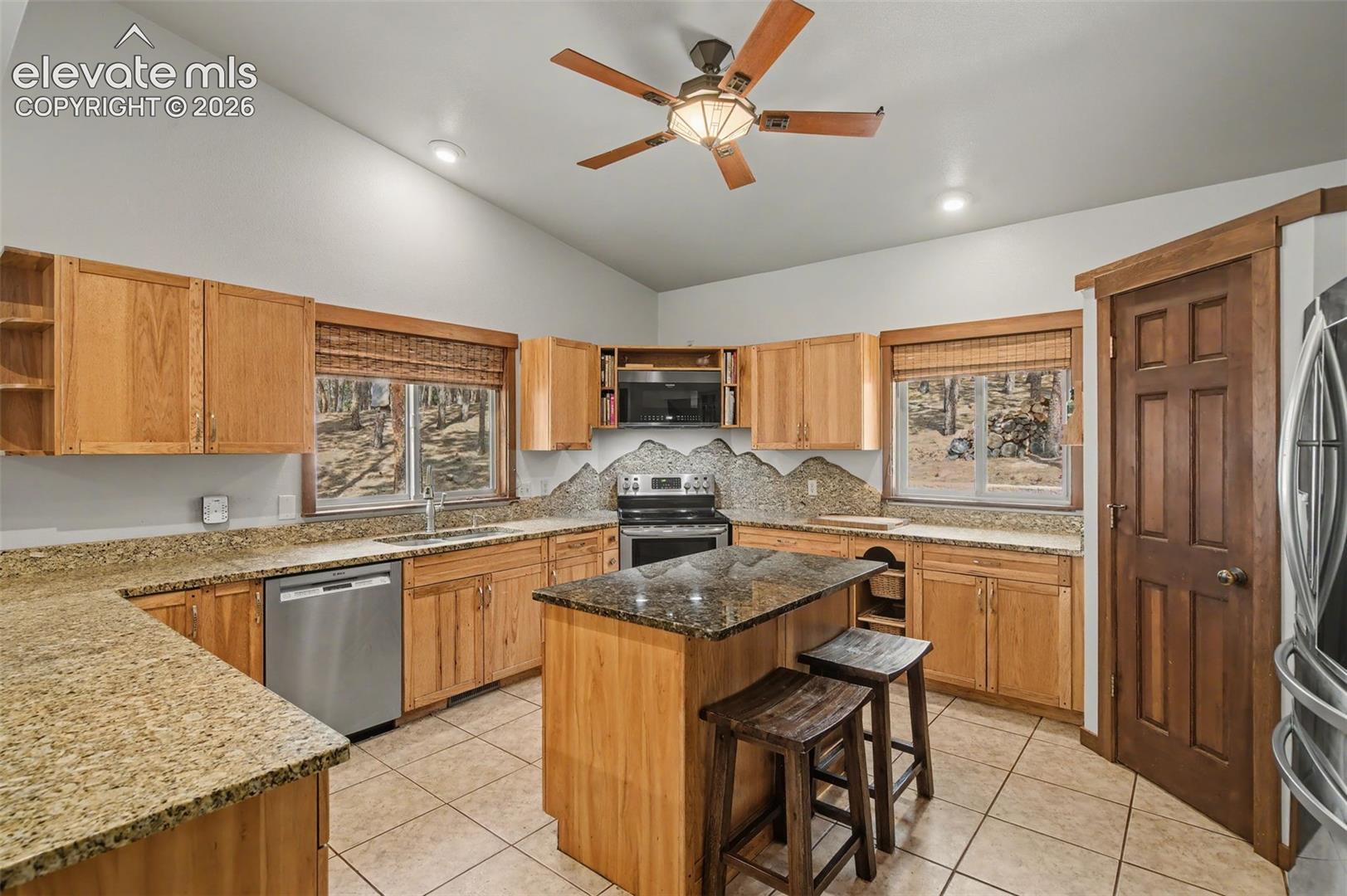 With 2 pantry spaces!