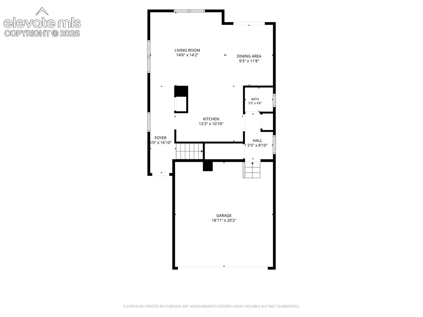 Main Level Floor Plan