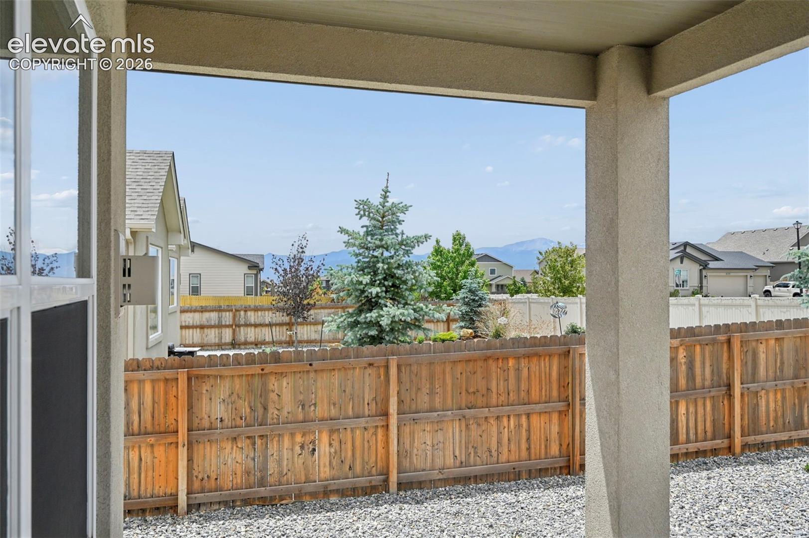 Large Covered Back Patio