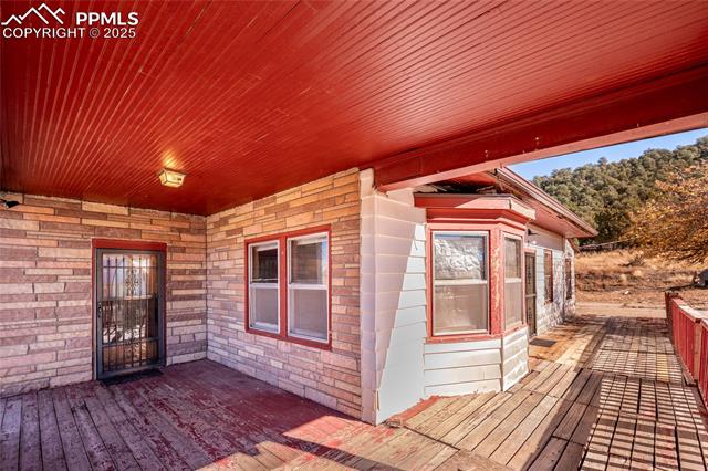 View of deck