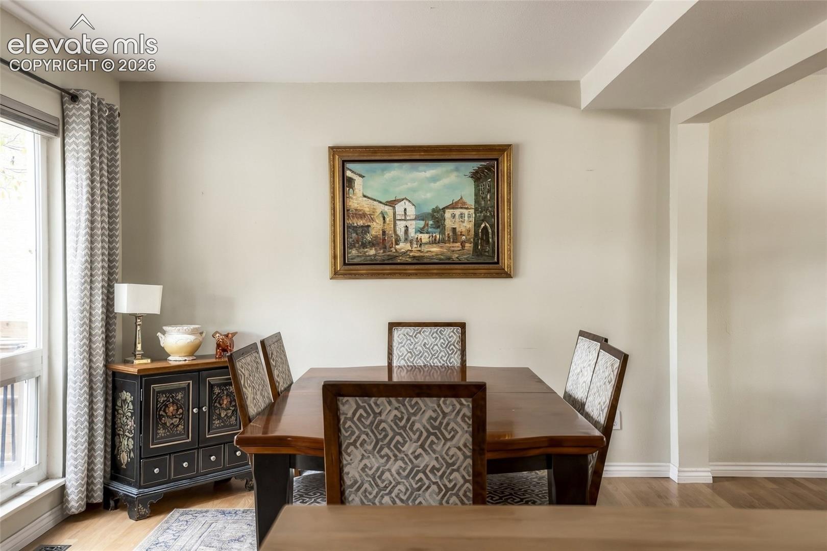 Dining Area connected connects the living room and kitchen
