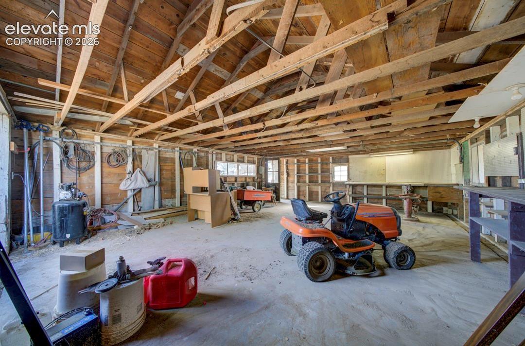 Detached two-car garage