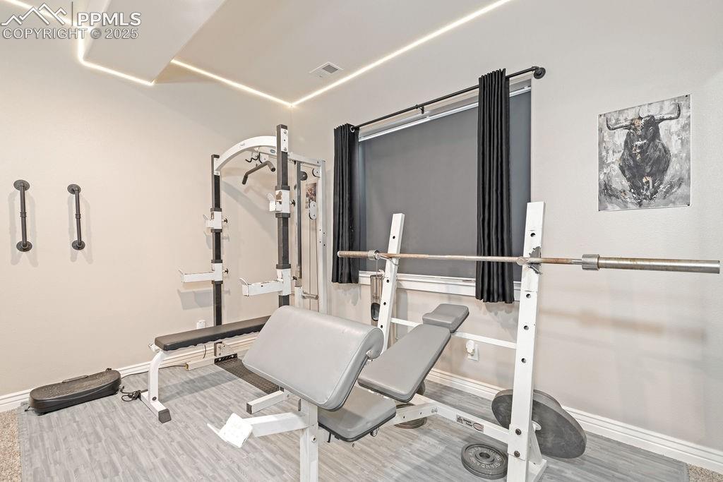 View of exercise room