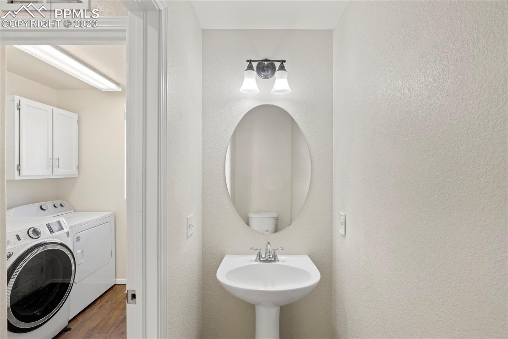 Main level half bath
