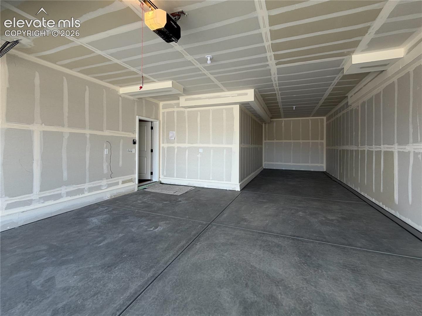 3 car tandem with an 8' garage door