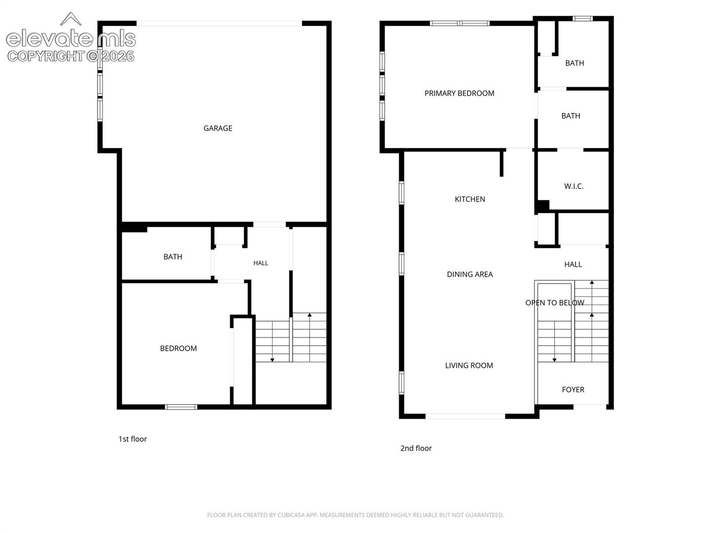 Floor Plan - upper and lower levels