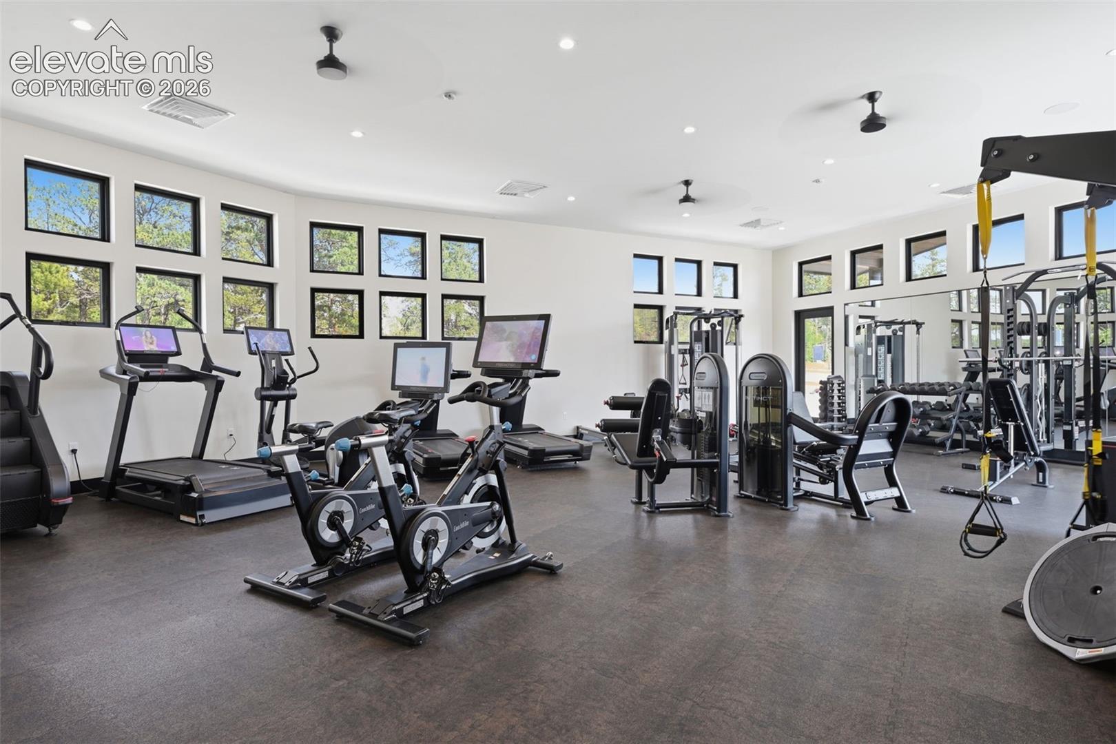 Gym for residents