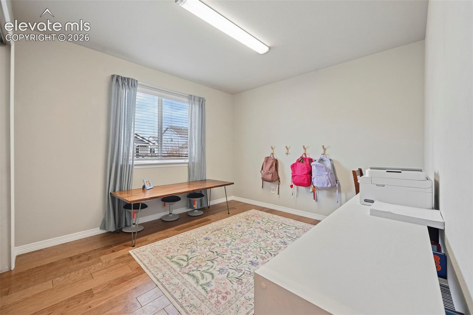 main level secondary bedroom