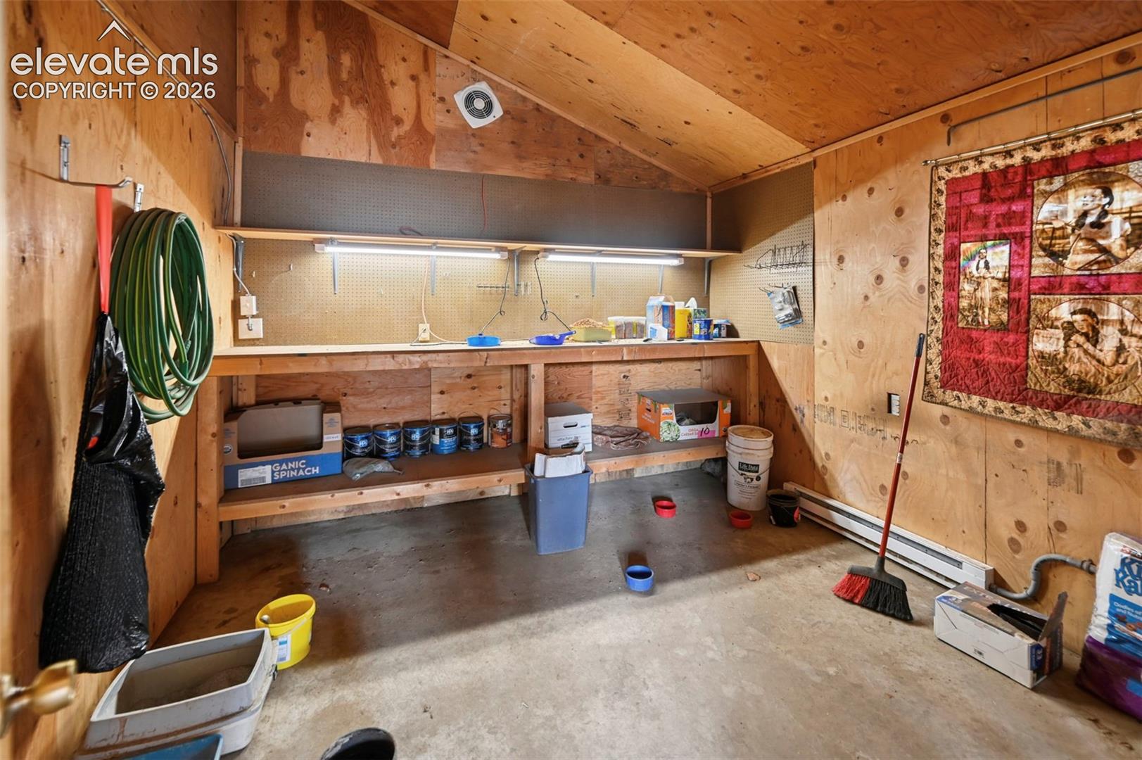 Heated tack room
