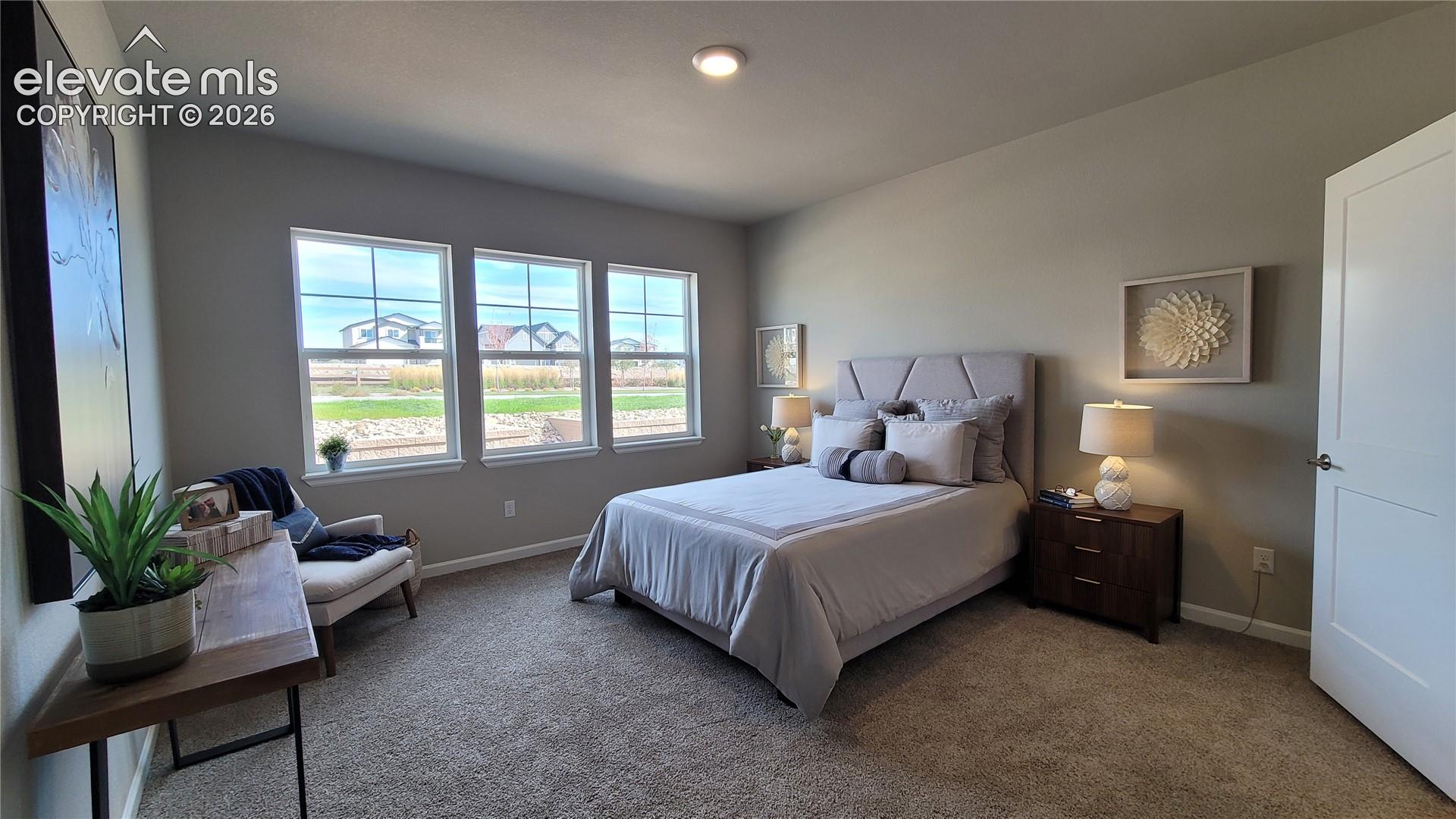 Primary suite is accompanied with a plush 3/4 bathroom and walk-in closet! 
