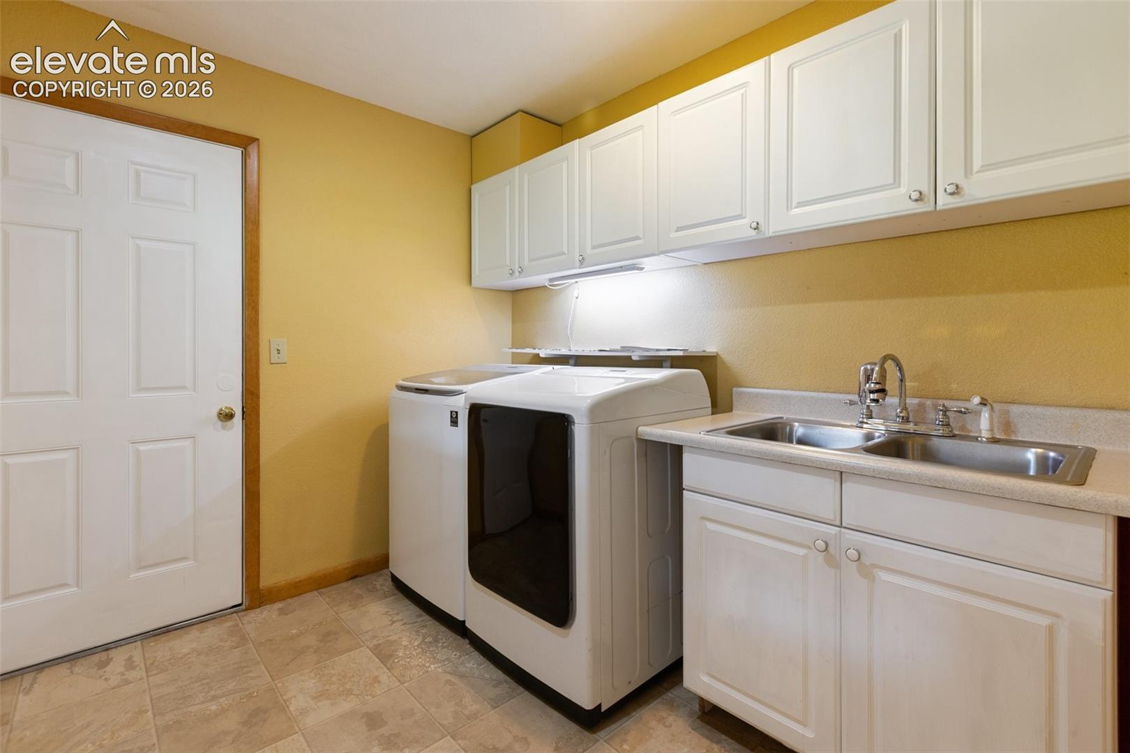 Laundry and mud room