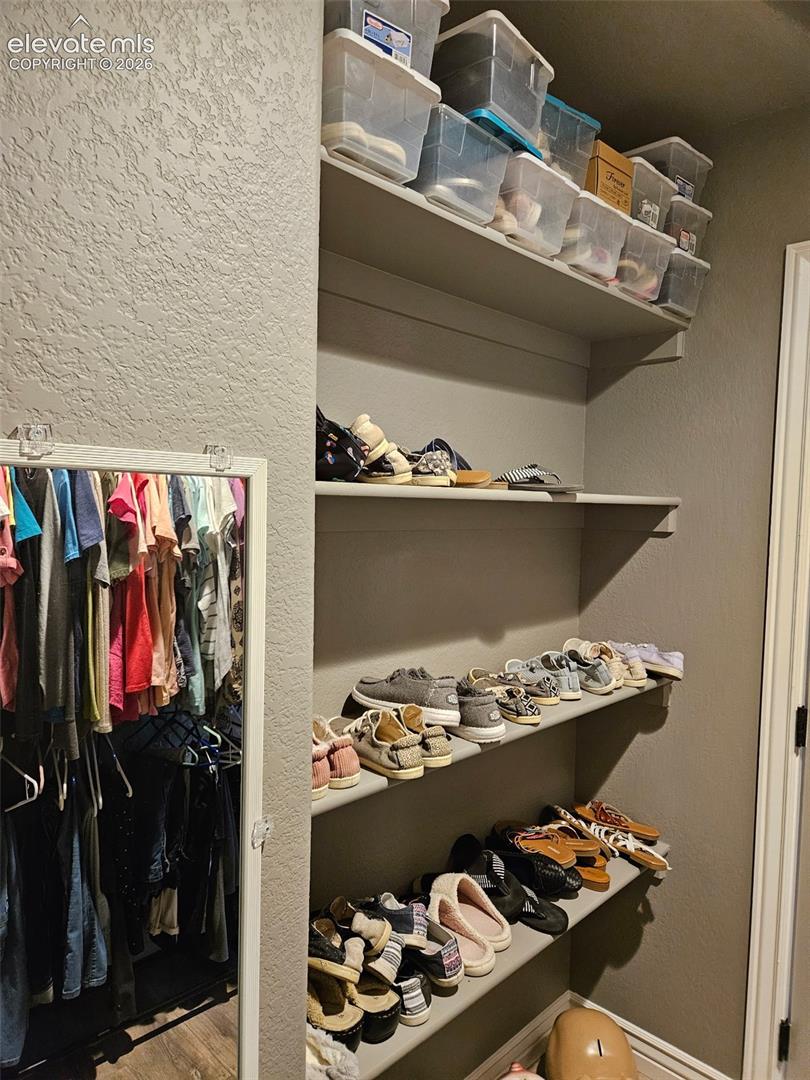 Master walk in closet 
