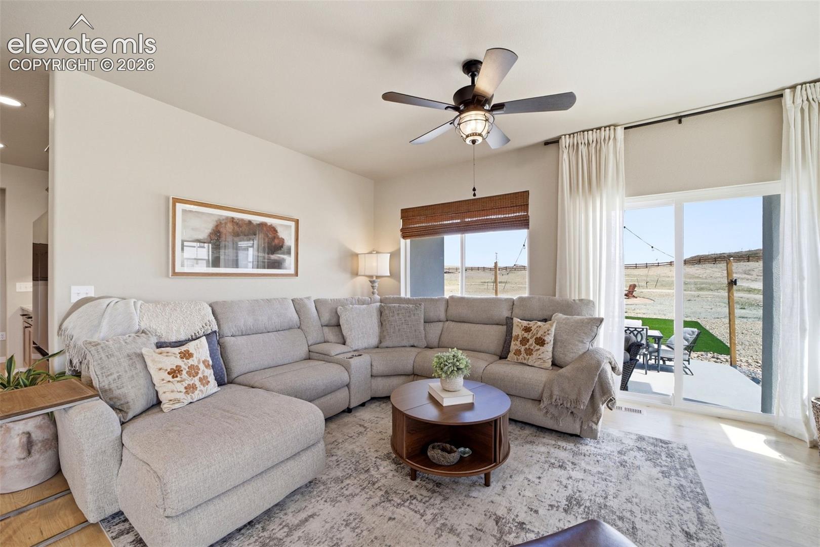 A large home that still manages to be cozy. 