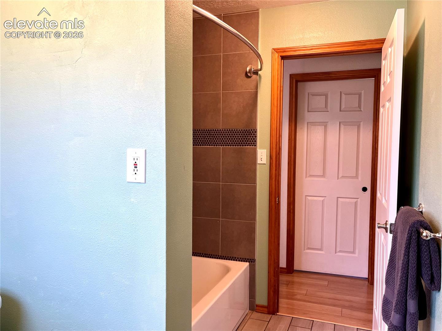 Tub and shower combination with tile surround