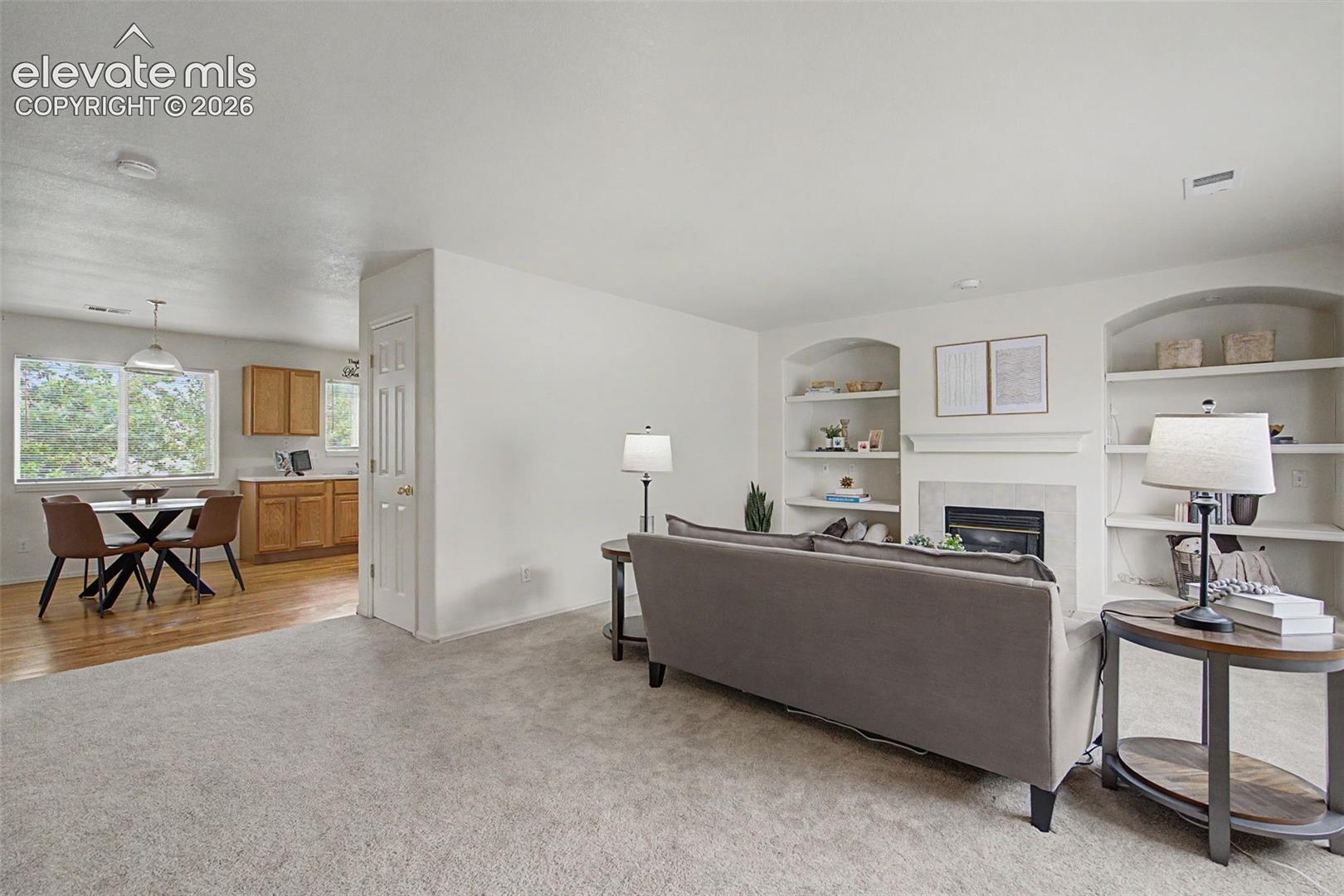 Open Living & Dining Areas
