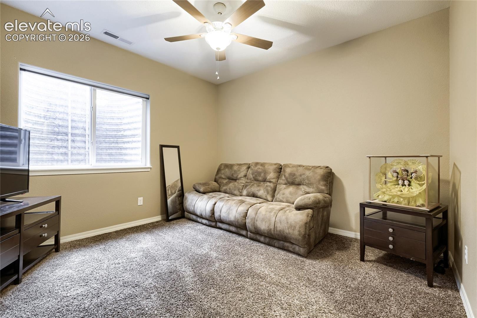 Basement 6th bedroom with walk-in closet