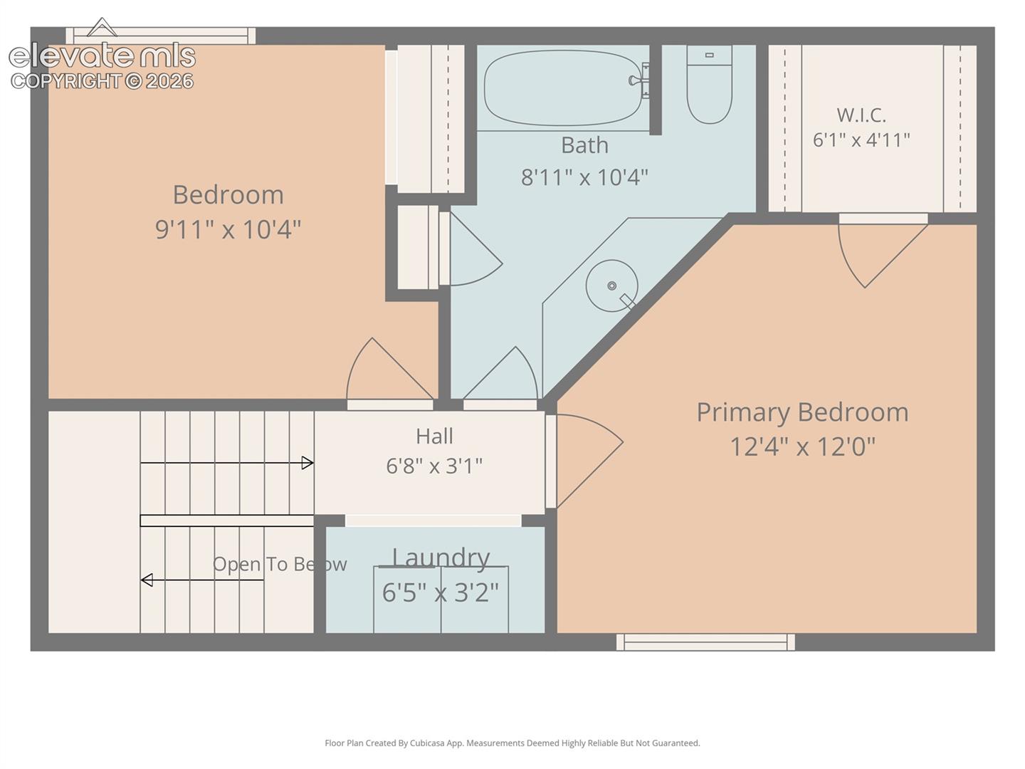Upper Level Floor Plan