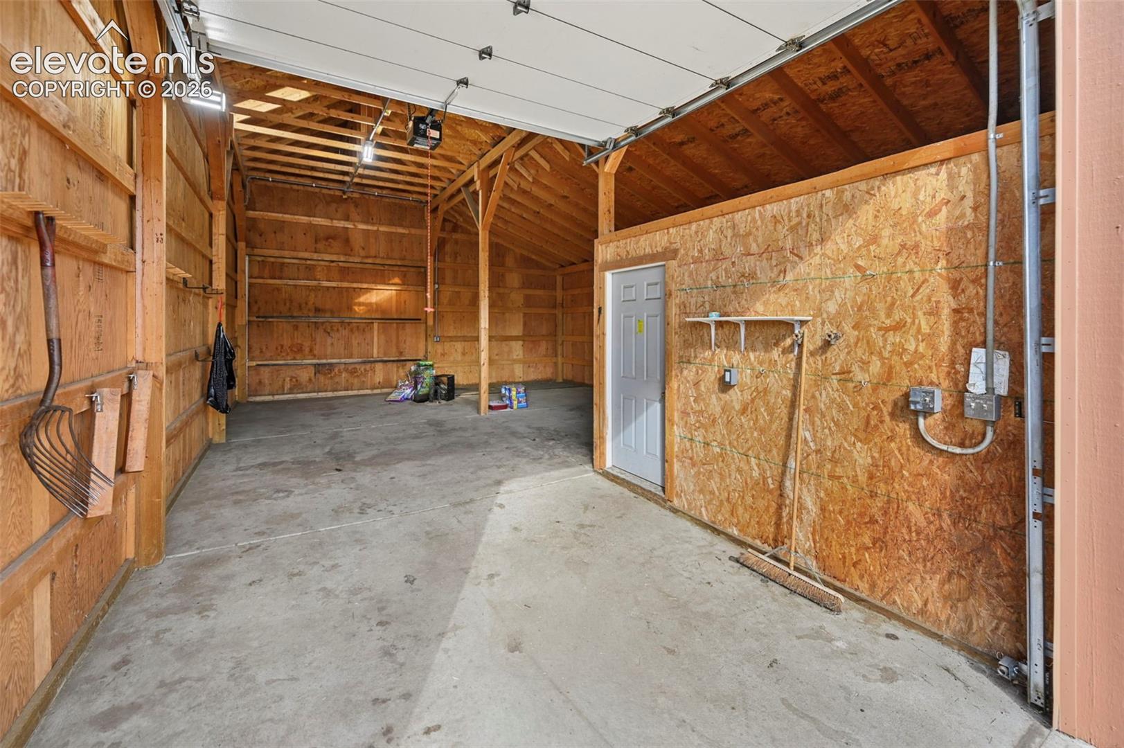 Barn with hay storage and heated tack room