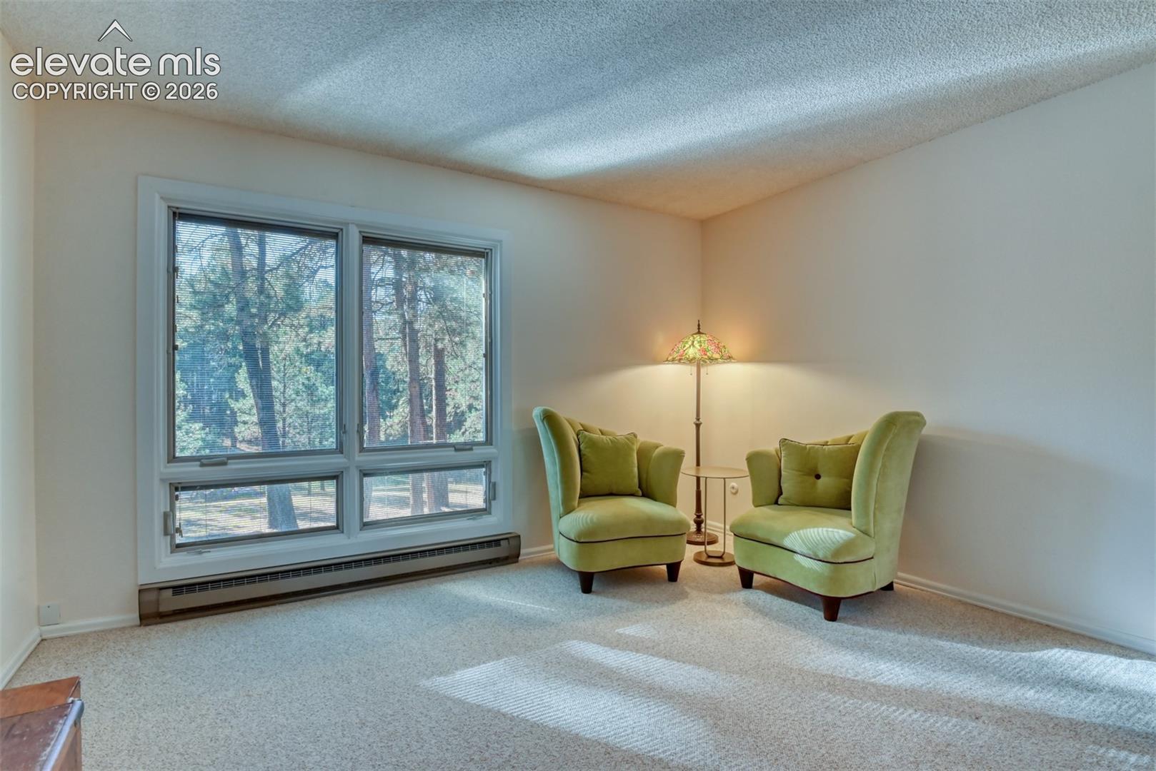 Sitting room/office located off the primary bedroom.