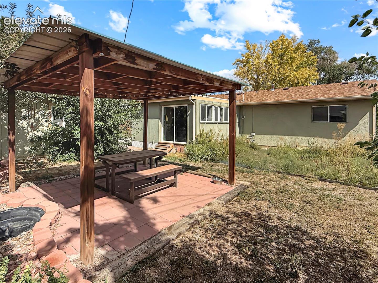 Back yard & patio