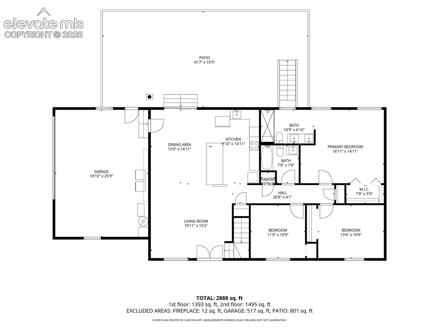 Main Level Floor Plan