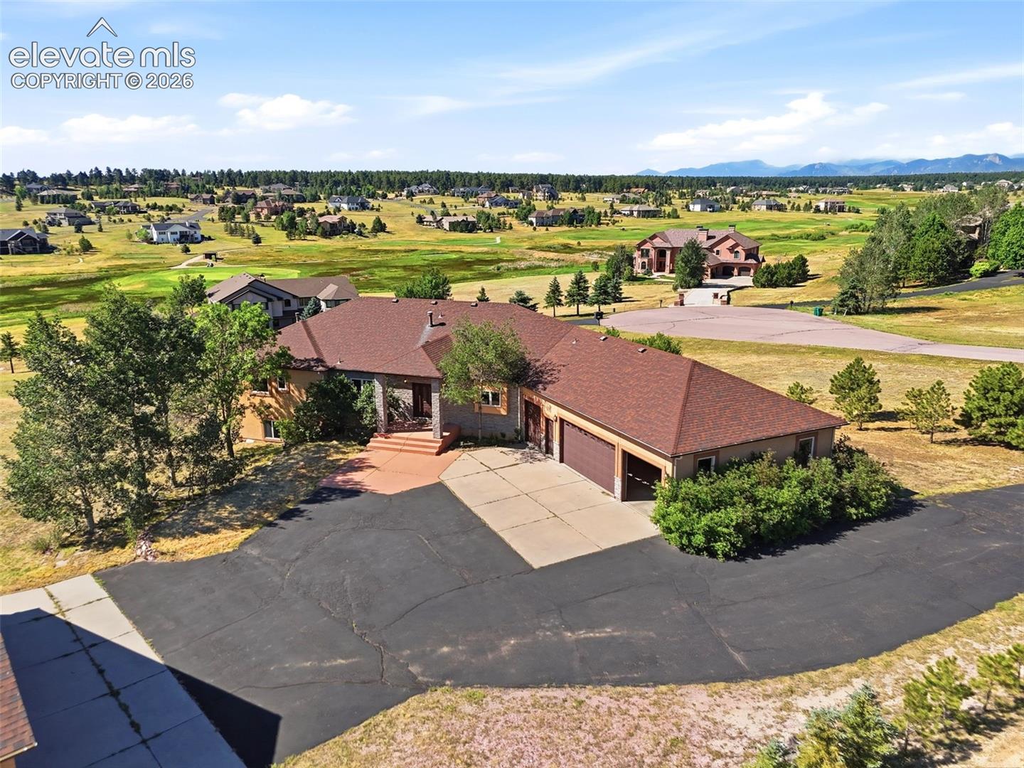 Close to golf club house