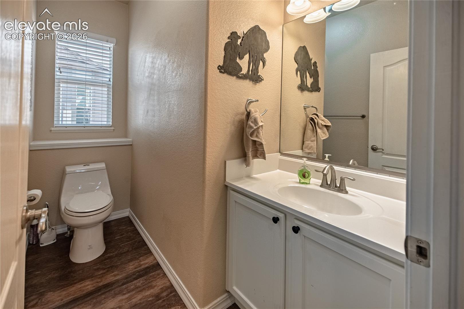 Half Bath-Window & High
Ceilings