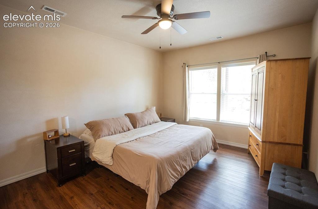 Lower bedroom with attached bathroom