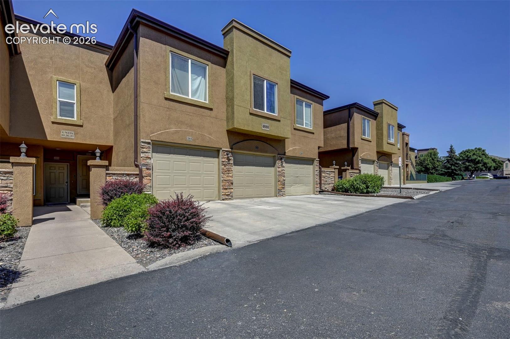 Front door entry & Garage