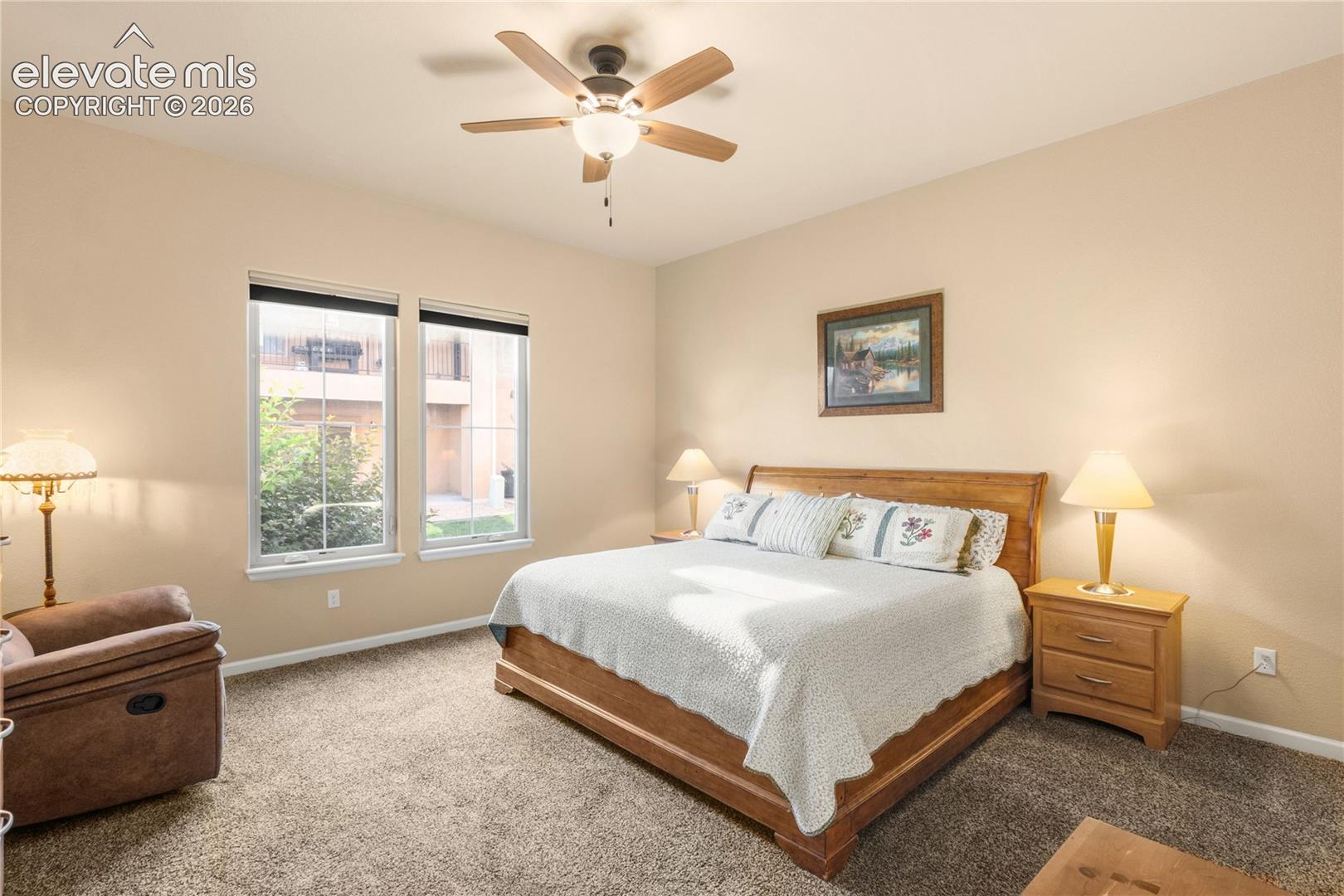Primary Bedroom with sitting area