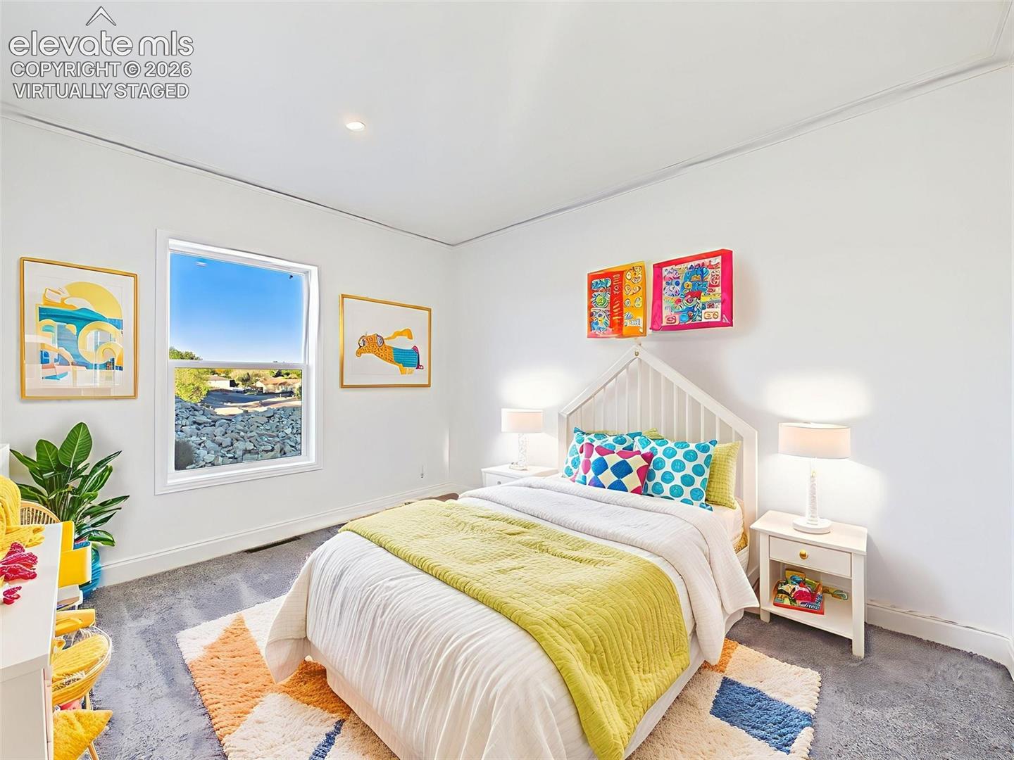 Virtually Staged to show layout versatility and scale.