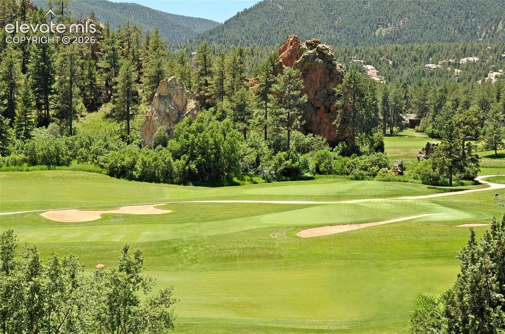 Perry Park Golf Course and Sentinel Rock