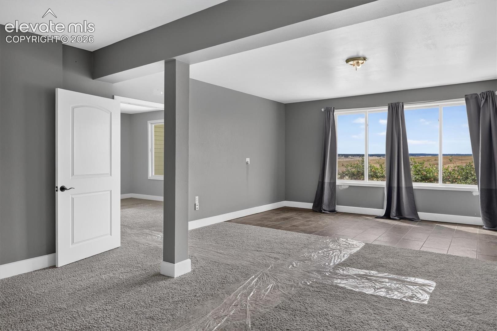 Walkout Basement Extra room (office?)